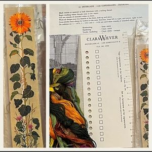 Rosenstand Sunflower Cross Stitch Kit Waever
